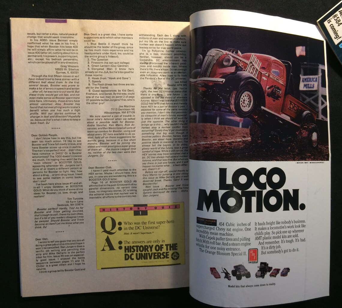 DC Booster Gold Ausgaben 1113 Dez/Jan/Feb 198687 6.59.0