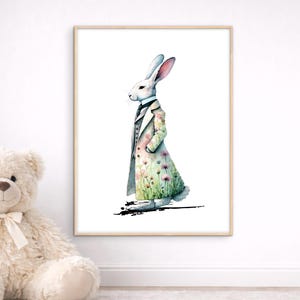 Dandy Hare – Druckbares Wandbild fürs Kinderzimmer