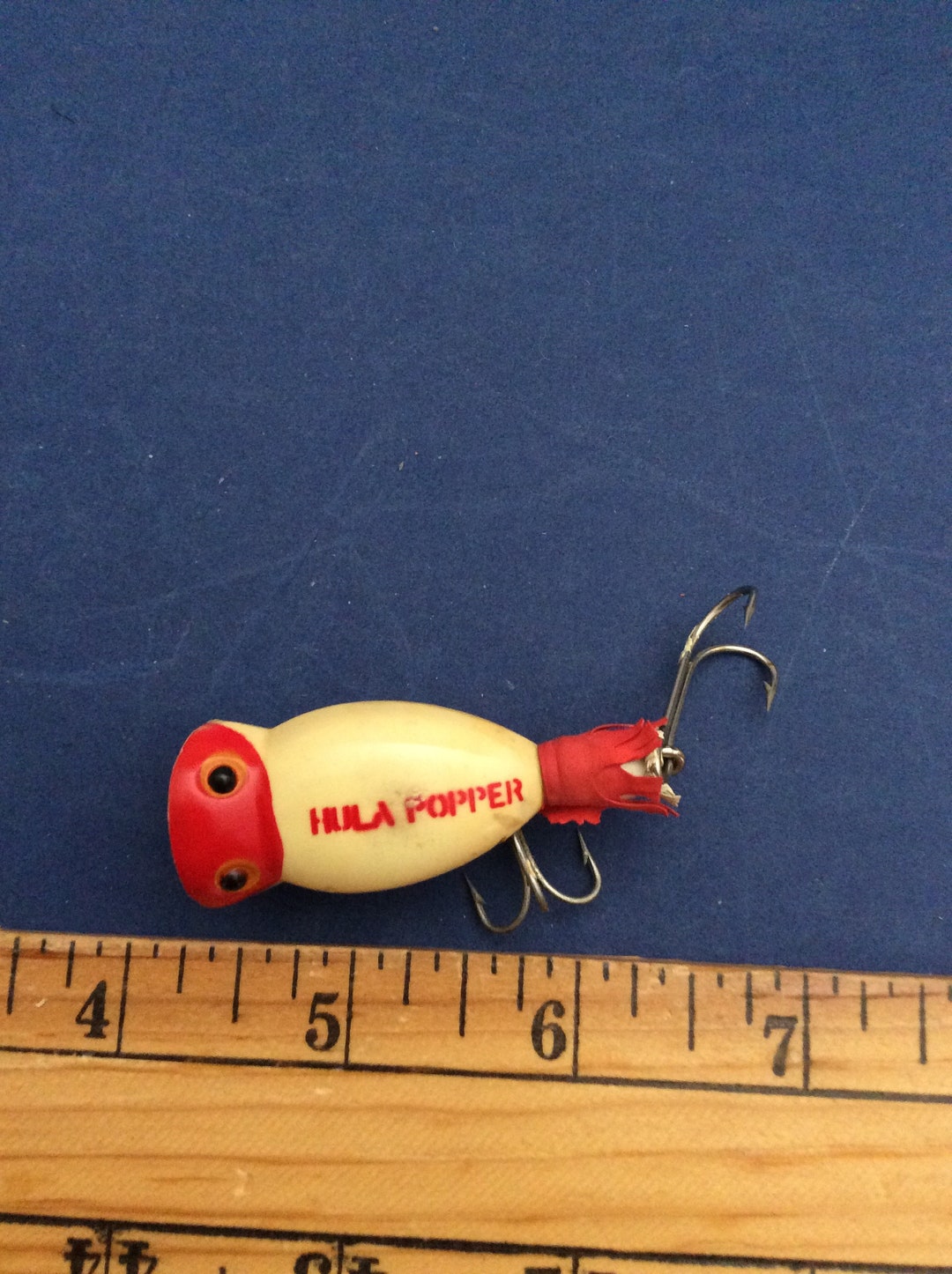 Vintage Hula Popper Too Water Lure Etsy