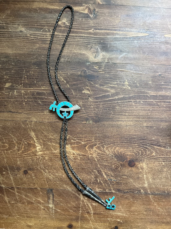 Turquoise Shiner Bolo Tie