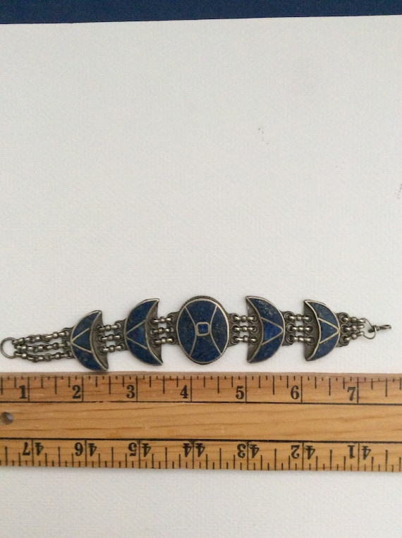 Vintage half moon bracelet - image 1