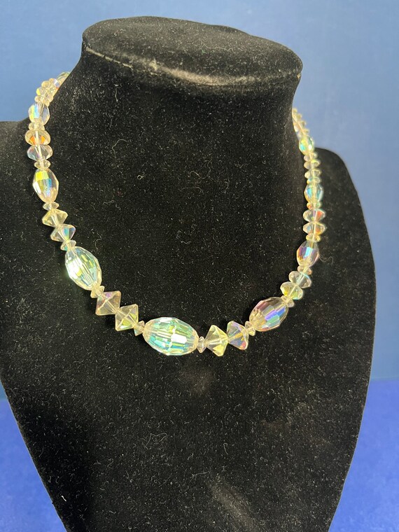 Vintage Glass Bead Necklace - image 2