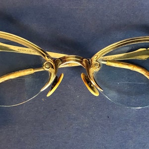 Vintage Bishop 1/10 Childrens Cat Eyeglasses 12K GF - For Display Only