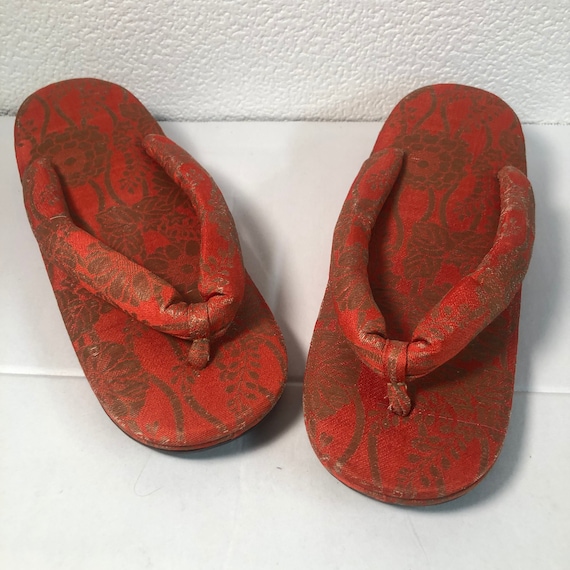 Vintage Japanese Geisha Sandals - image 1