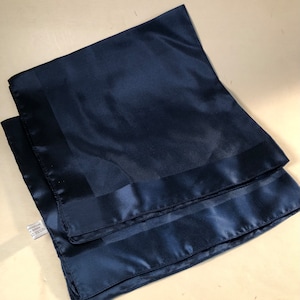 Set of Two 20 Inch Navy Italian Scarves