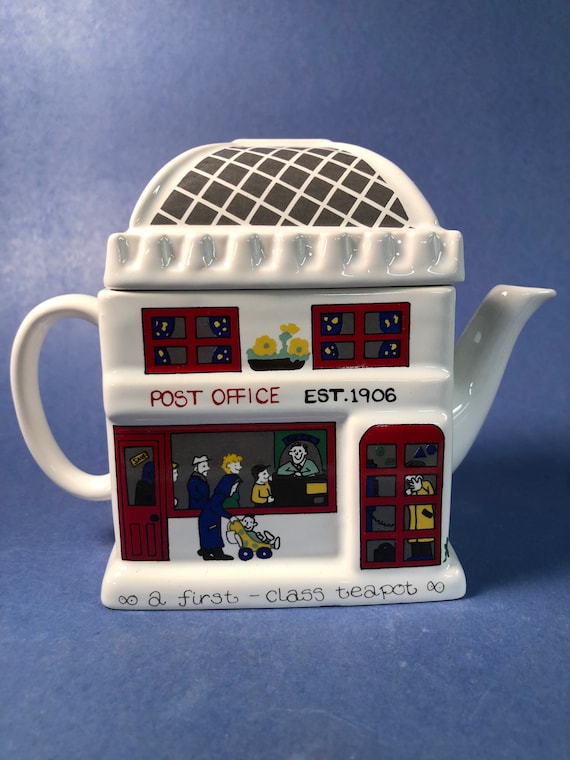 Vintage English Teapot by Wade Post Office Etsy