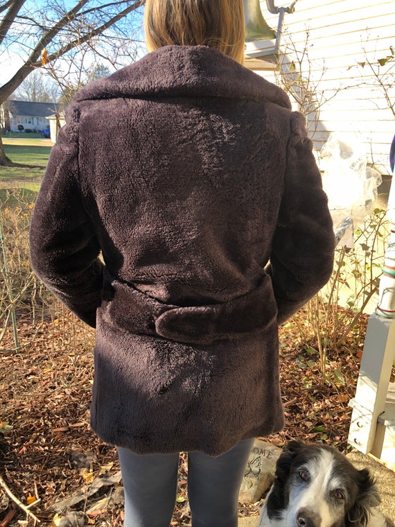 Vintage Brown Shag Women’s Winter Coat - image 4