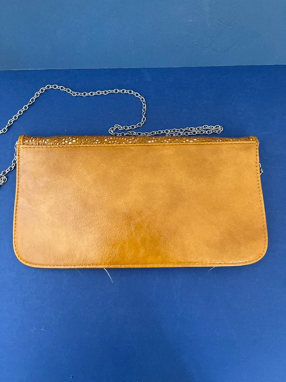 1980’s Faux Leather Clutch Purse - image 4