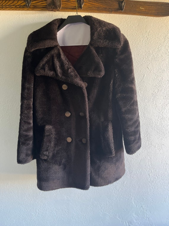 Vintage Brown Shag Women’s Winter Coat - image 5