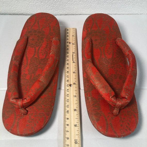 Vintage Japanese Geisha Sandals - image 4