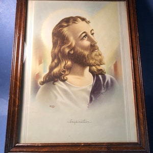 Religious Print of Jesus - Titled Inspiration
