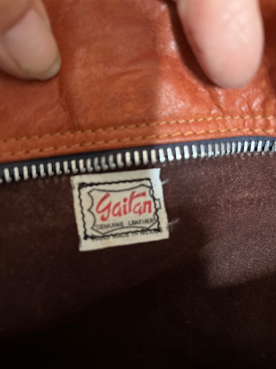 Vintage Gaitan Suede Leather Purse - image 7