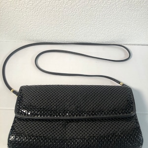1980’s Whiting and Davis Clutch Shoulder Evening Handbag