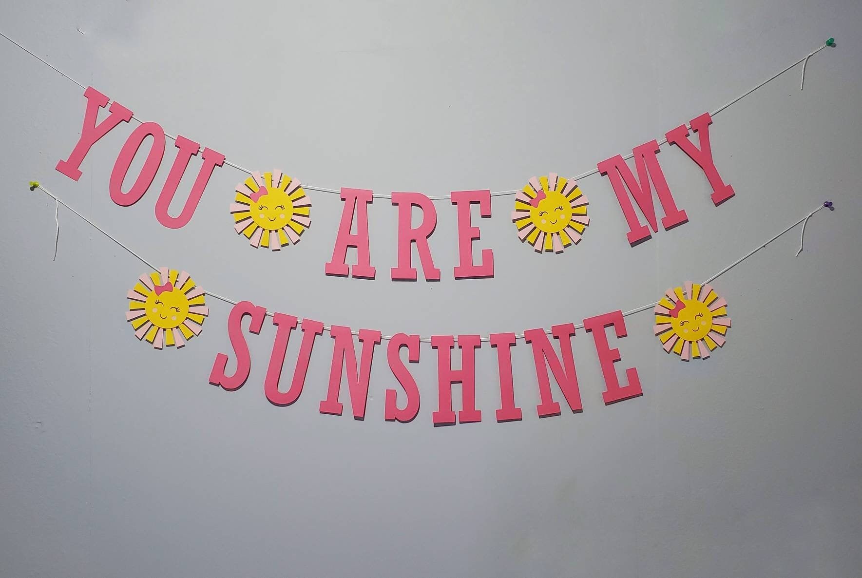 You Are My Sunshine Banner You Are My Sunshine Theme You Are Etsy