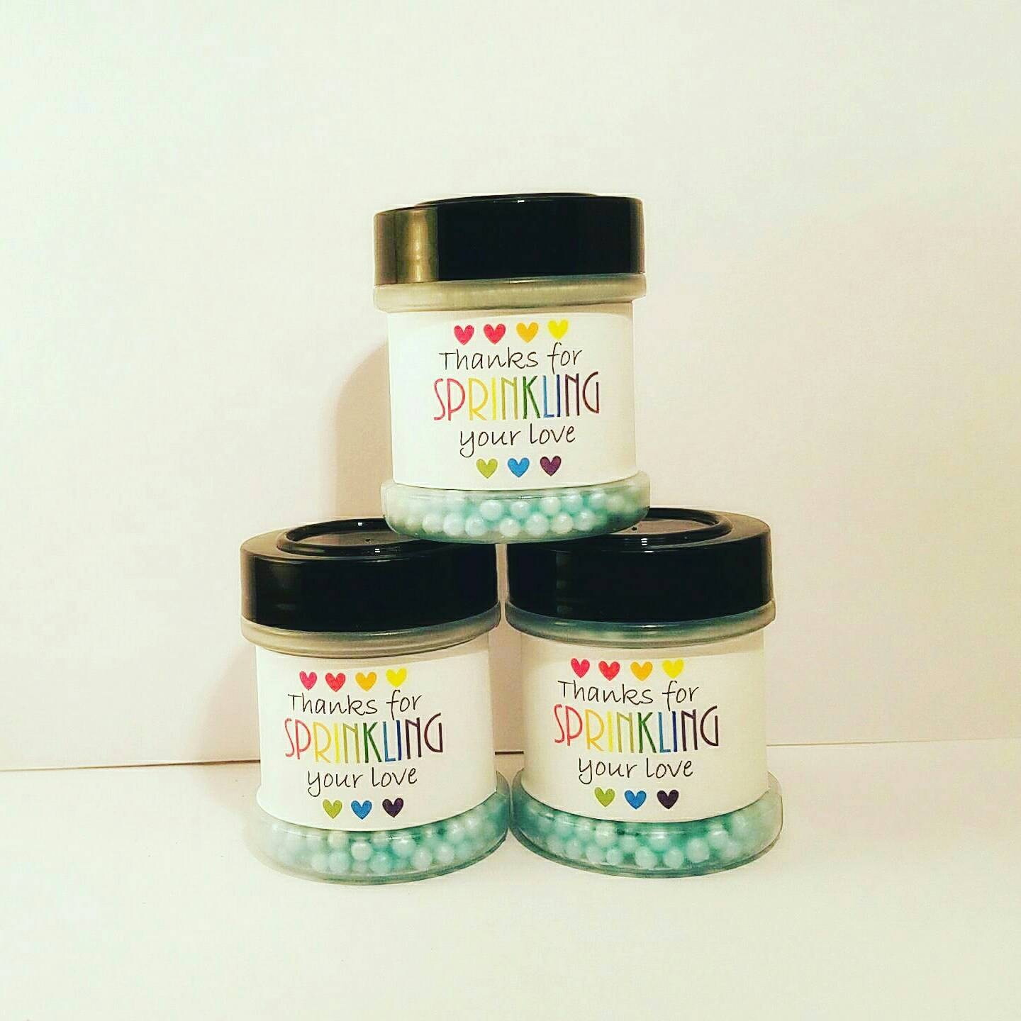 Sprinkle shower containers set of 25 baby sprinkle sprinkle Etsy