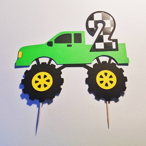 Monster Truck Cake Truck Cake Topper Truck Party Decorations