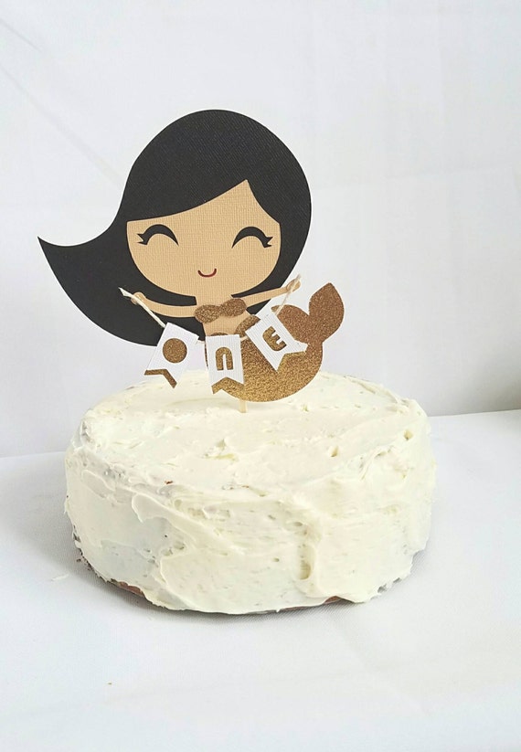 Mermaid Cake Topper, Mermaid Party, Mermaid Birthday, Mermaid Topper, Under the Sea Party, Mermaid Cake, Mermaid Decorations, Mermaid Party Il_570xn