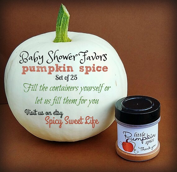 Pumpkin Spice Favors Set Of 25 Baby Shower Favors Fall Favors Pumpkin Spice Favors Set Of 25 Baby Shower Favors Fall Favors