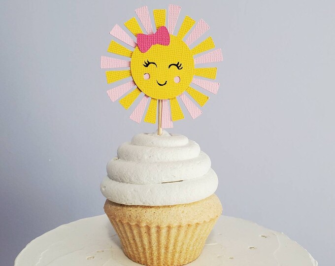 You Are My Sunshine Cupcake Toppers You Are My Sunshine Etsy