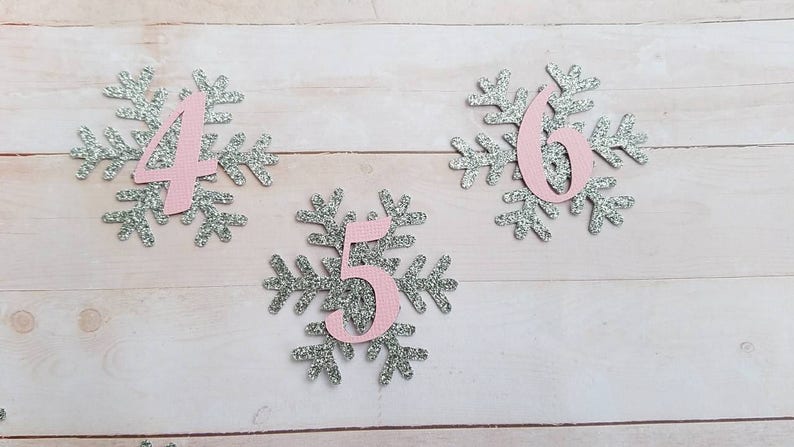 Winter Birthday Decor First Birthday Winter Onederland Monthly Banner Winter Monthly Banner Snowflake Party Snowflake Monthly Banner