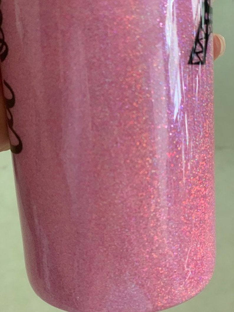 Custom made Hogg 30 oz glitter tumbler with holographic | Etsy