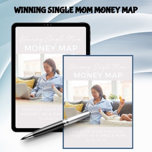 Single moms money map | money blocks overcome | manifest money | self help | single mom gift | entrprenuer | instant download | work book