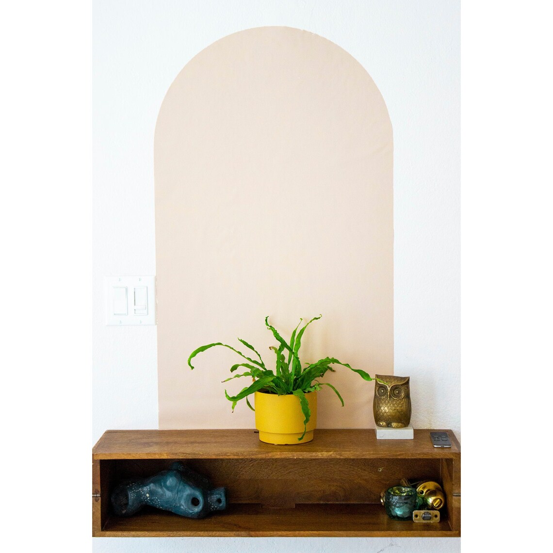 REMOVABLE Fabric Painted Arch Wall Decal 21 wide Peel Etsy