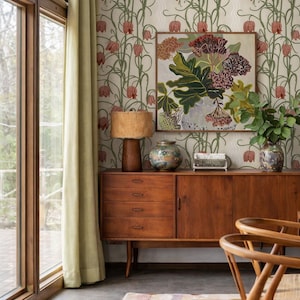 Campanas Wallpaper, neutrales und warmes Orange