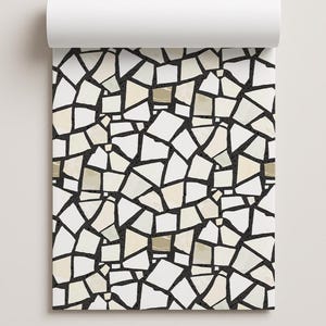 Dolce Terrazzo Contact Paper, black & white