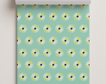 Kontaktpapier mit Gänseblümchenmuster, mint