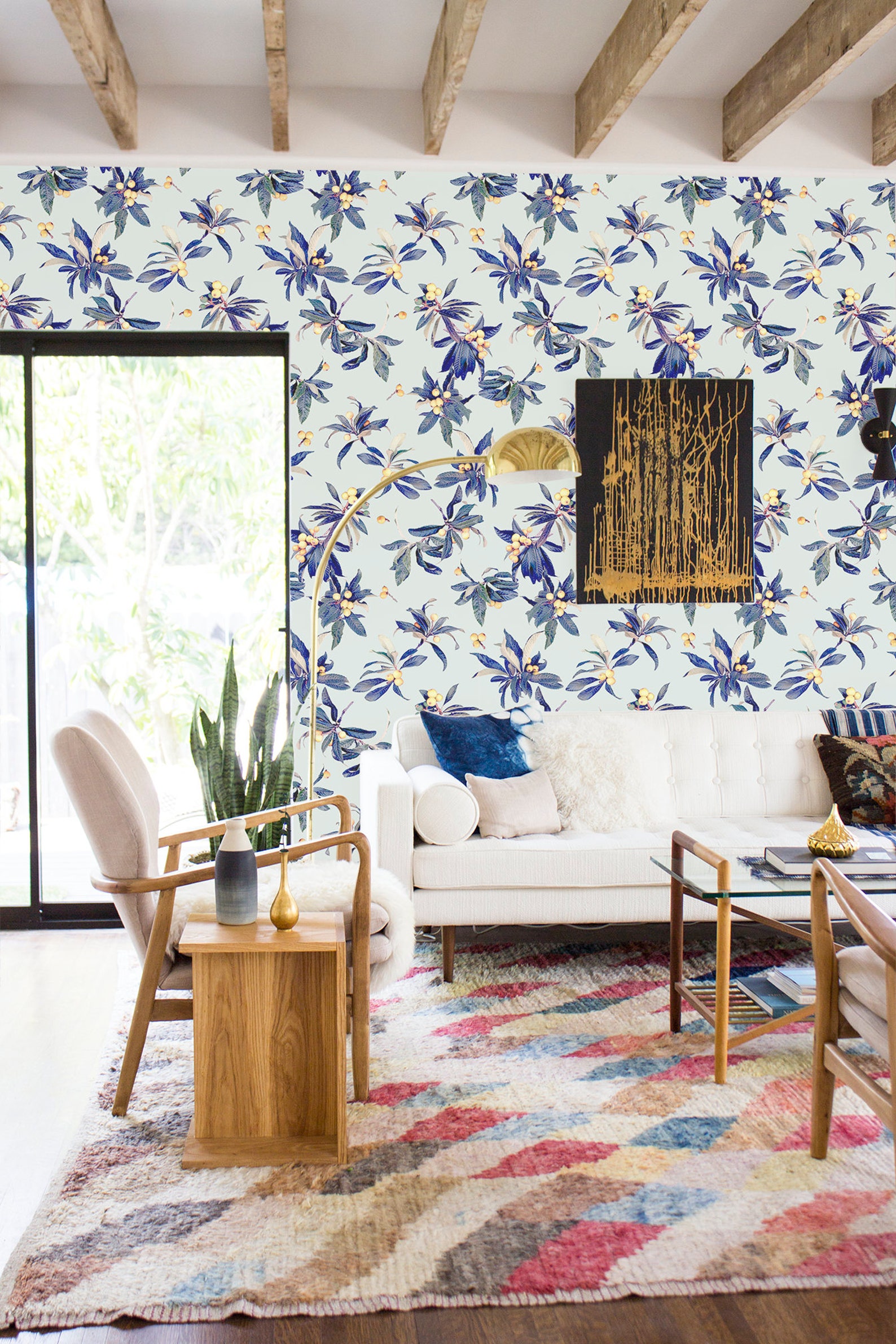 Loquat Love REMOVABLE Fabric Wallpaper Peel &amp; Stick Etsy