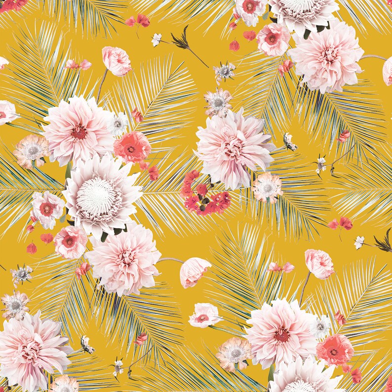 Wallpaper SAMPLE Palm Springs Peel and Stick OR Traditional Etsy