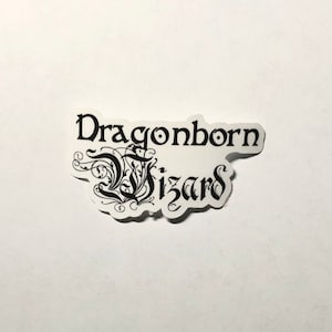 DND Wizard Vinyl Stickers - Class and Race