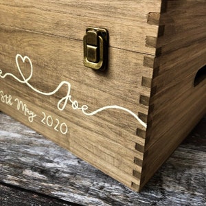 Personalised wedding card box Card Box Wedding Card box Wedding box Wedding mail box Wedding ideas Rustic wedding card box image 9