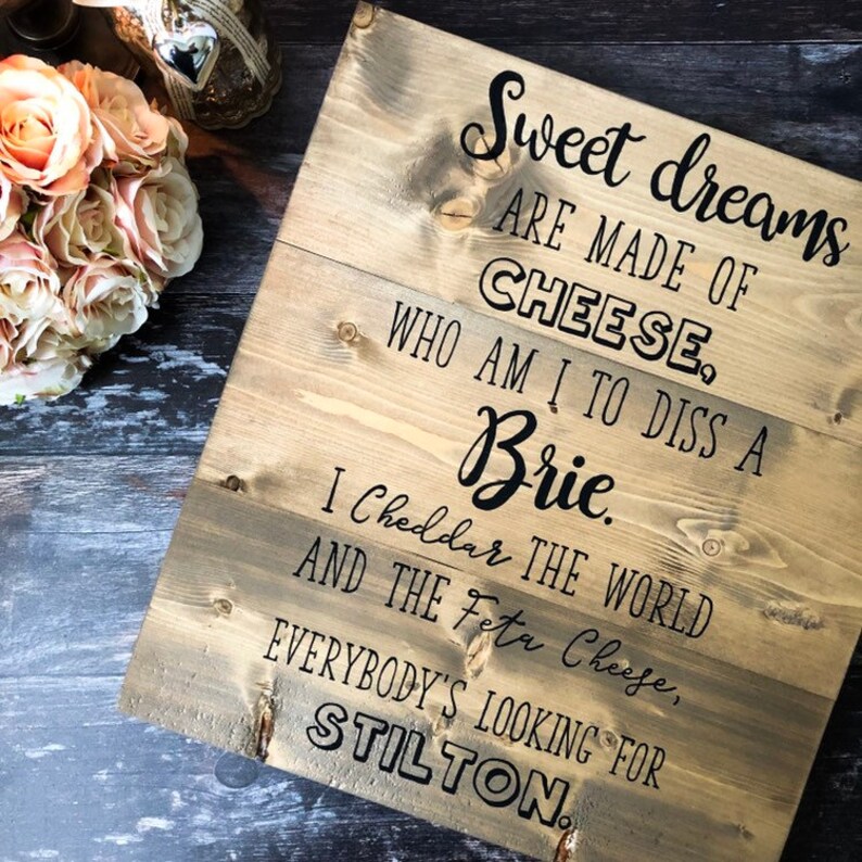 Download Sweet dreams are made of cheese Gift for cheese lover | Etsy
