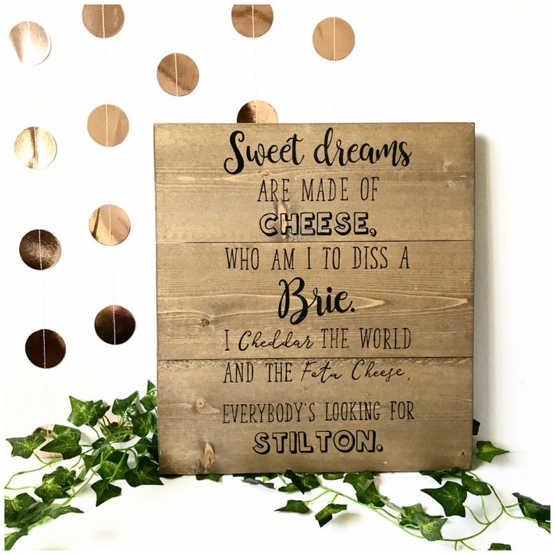 Download Sweet dreams are made of cheese Gift for cheese lover | Etsy