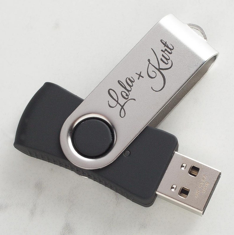 32gb 8gb White Interior Wedding USB 4gb Personalized USB Flash Drive with Engraved USB Box White 16gb