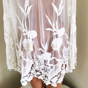 Beautiful overSized Lace Cover Up - Beach - Layers - PreLoved L