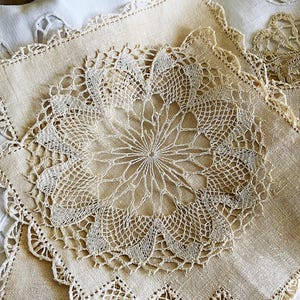 Vintage Lace Doily - Very Lightly Starched