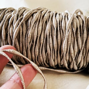 Antique Silver Metal Coronation Cord 1800s