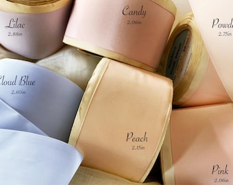 Yummy Pastel Vintage Taffeta Ribbons - Craft Haberdashery Millinery