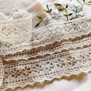 Finer Hand Crocheted Vintage Lace Trim
