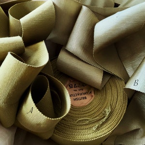Vintage Rayon & Silk Petersham