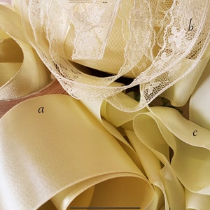 Vintage Pale Yellows - Lalki rzemieślnicze, pasmanteria, kapelusze