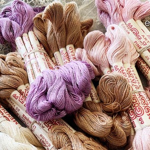 Vintage Glista Mending thread - 25yd skein - Haberdashery / Millinery Vintage Supplies