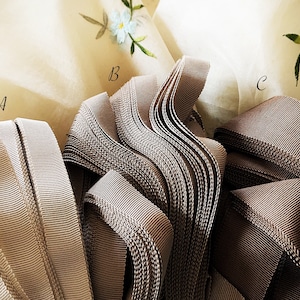 Vintage Petersham Ribbons / grosgrain ribbon