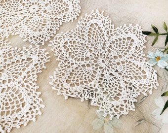 Pretty Fine Hand Crocheted Doily