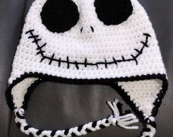 Jack Skellington Earflap hat