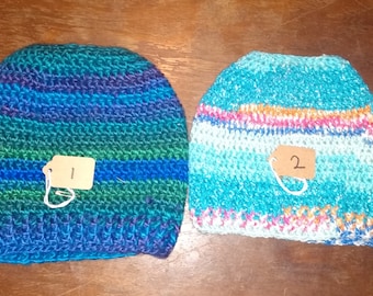 Teen/Adult ponytail beanie