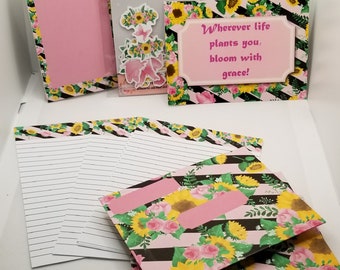 Letter writing set, stationery assortment, stationery set, stationery paper, envelopes, notepad, sticker pack, writing paper, gifts for her